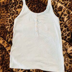 Blue crop top